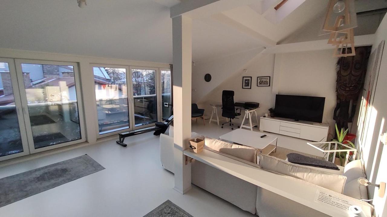 Loft 85 M2 Wilanow Krolewski Self Checkin Varsovia Exterior foto